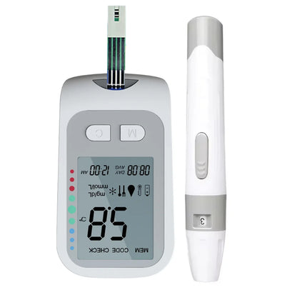 Blood Glucose Meter Diabetes Kit 50pc Test Strips Lancet