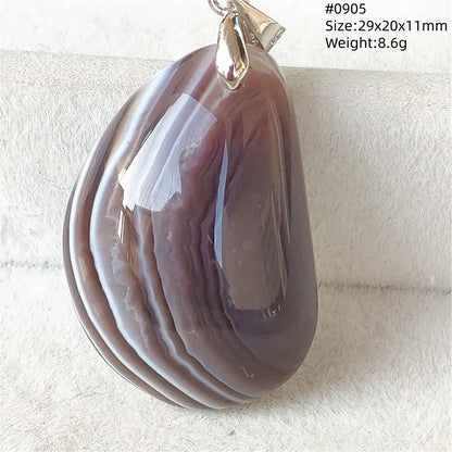Natural Black Persian Agate Pendant Necklace Eye Women Men Jewelry Rare Fashion Gemstone Pink Agate Necklace AAAAAA