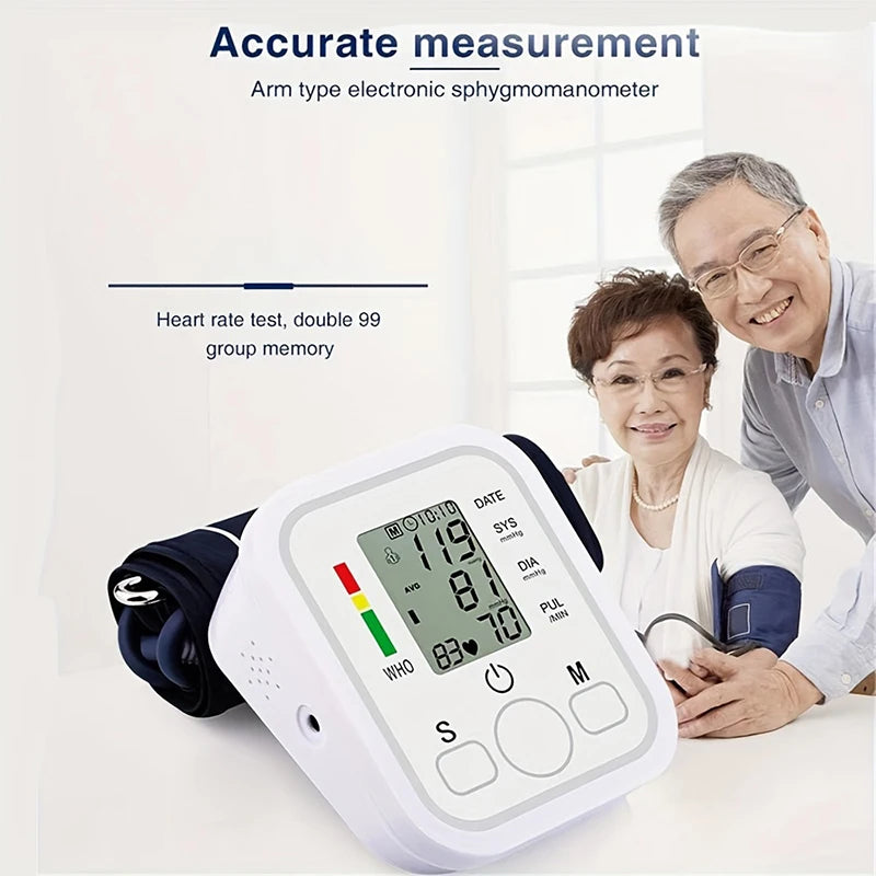 Heart Beat Rate Pulse  Backlight Automatic Home Blood Pressure