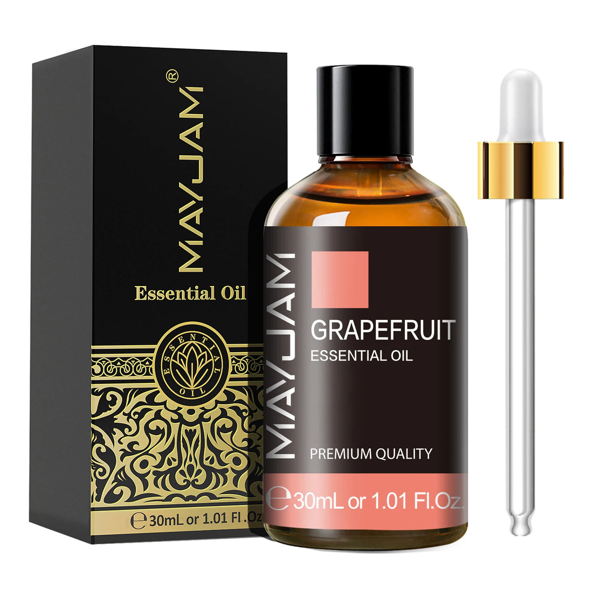 MAYJAM 1PCS 30ML Aromatherapy Essential Oil Lavender Vanilla Jasmine Eucalyptus Peppermint Aroma Oil for Diffuser Candle Soap