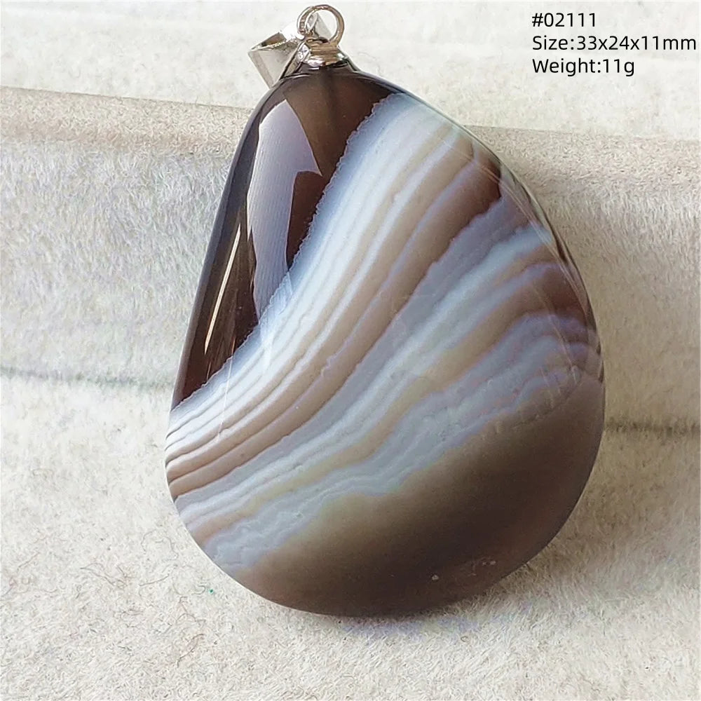 Natural Black Persian Agate Pendant Necklace Eye Women Men Jewelry Rare Fashion Gemstone Pink Agate Necklace AAAAAA