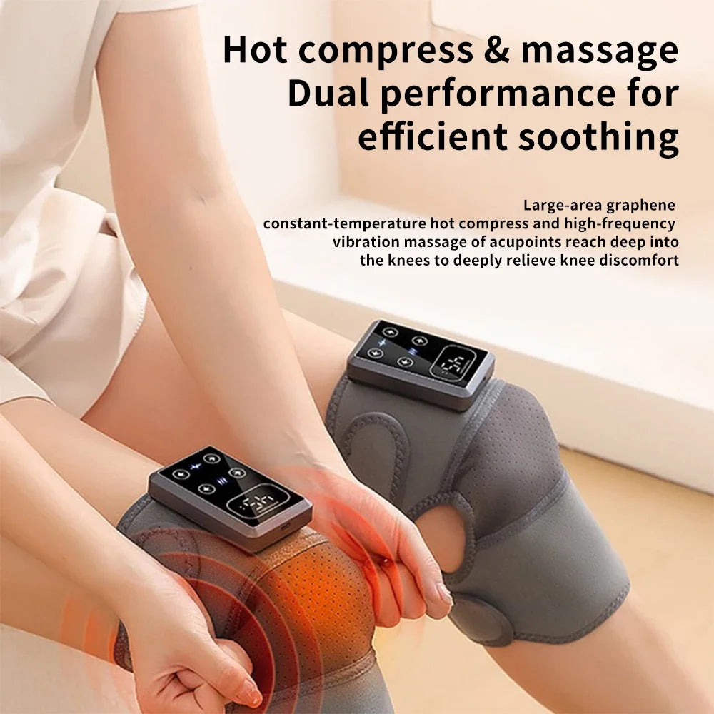 Electric Shoulder Brace Heated Knee Massager Vibration