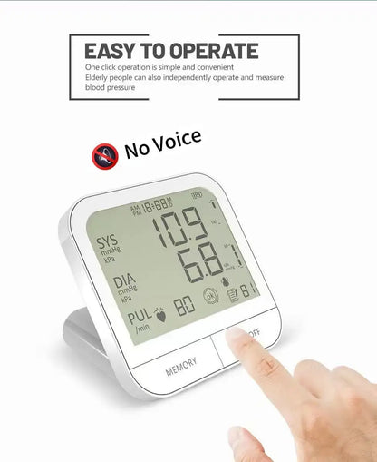 Blood Pressure Monitor Large-Screen Display - for Seniors Home
