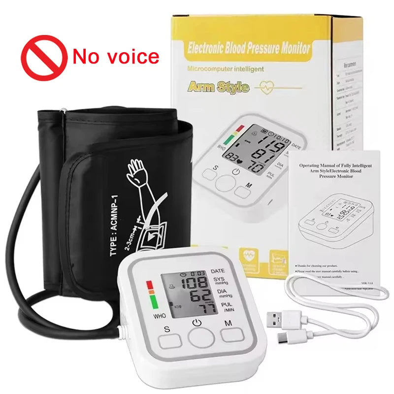 Digital  Blood Pressure and Heart Rate Pulse Meter