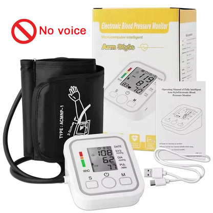 Digital  Blood Pressure and Heart Rate Pulse Meter