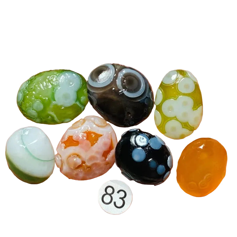 Natural Sardonyx Agate – 7-Piece Stone Set