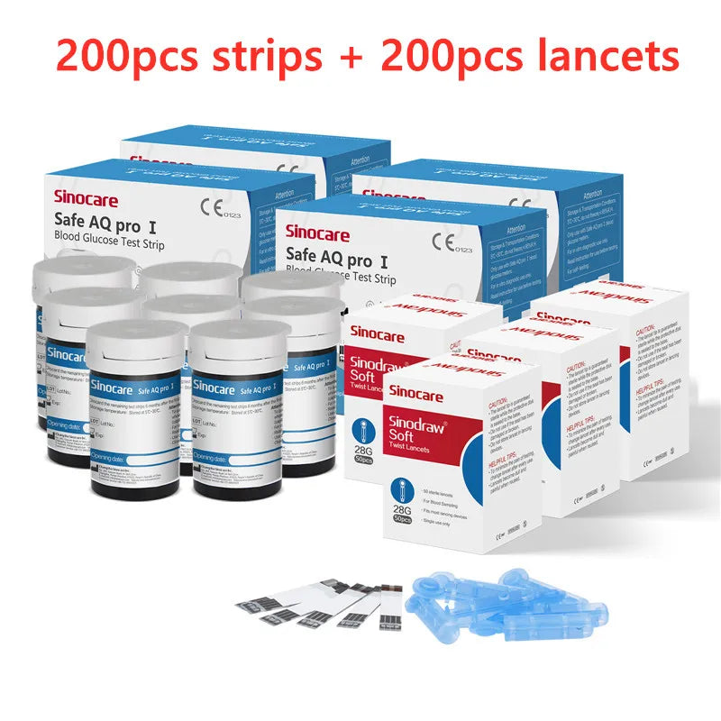 Blood Glucose Meter Glucometer Kit Diabetes Tester