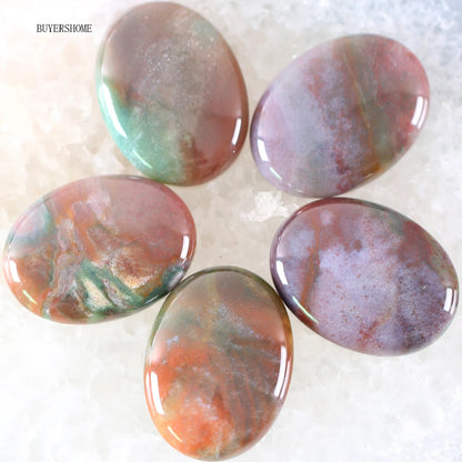 1Pcs 40x30MM Oval CAB Cabochon For Making Pendant Natural Stone Bead  Tiger Eye Onyx Opal Onyx Pink Crystal Quartz Cabochon