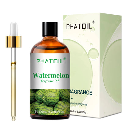 PHATOIL 100ml Aromatherapy Fragrance Oil Coconut & Vanilla Strawberry Cherry Lemon 1/2/3pcs Aroma Oil For Diffuser Candle Making