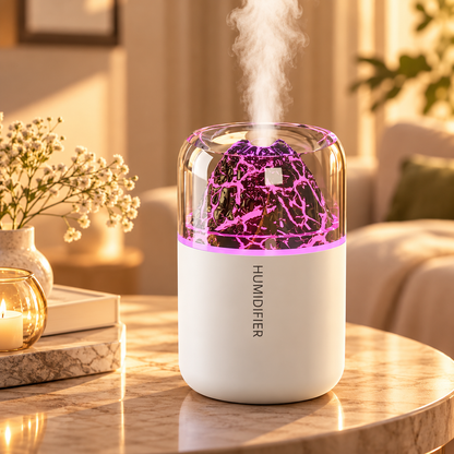 Lava Volcano Aroma Diffuser – Colourful Night Light