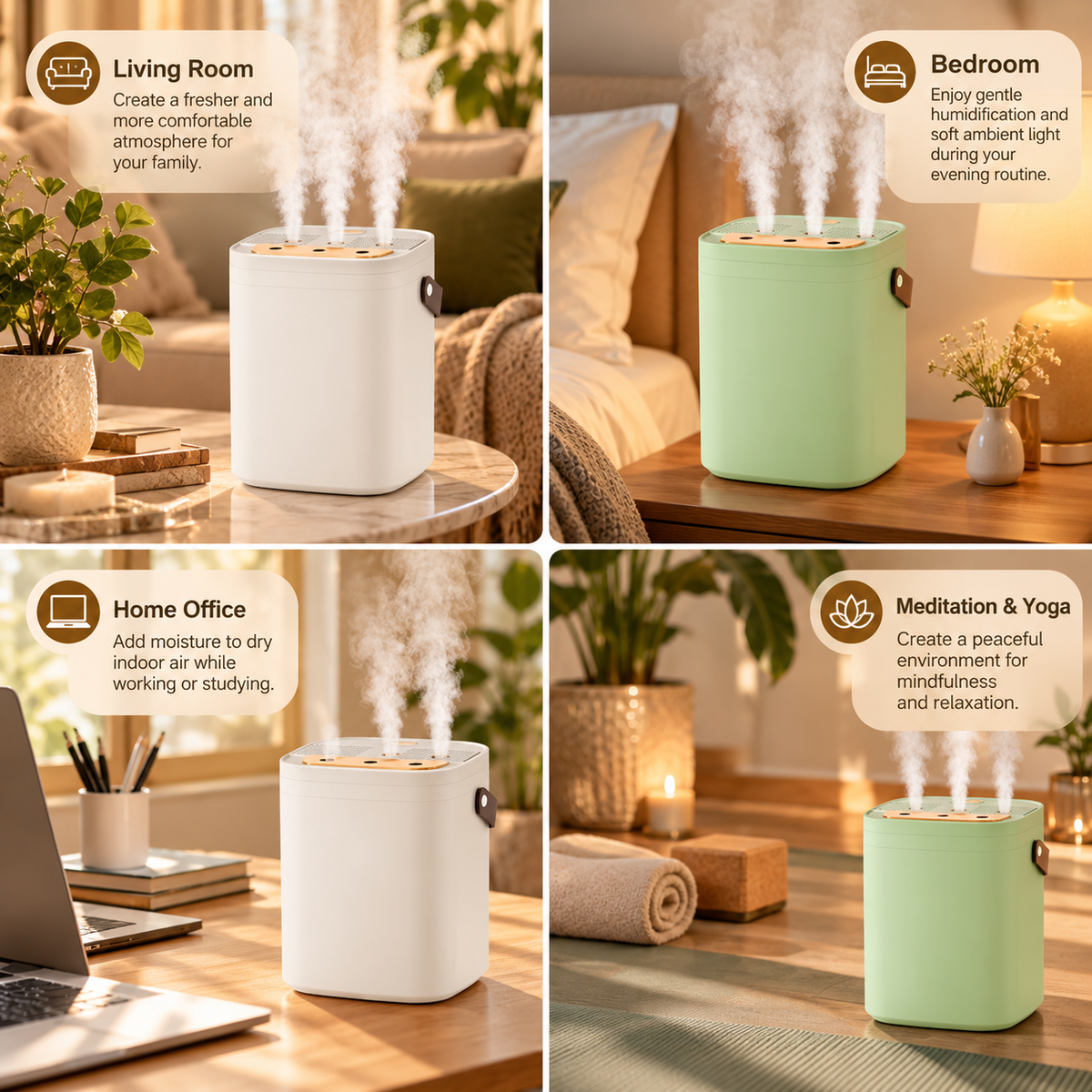 Triple Mist Air Humidifier – 1.8L