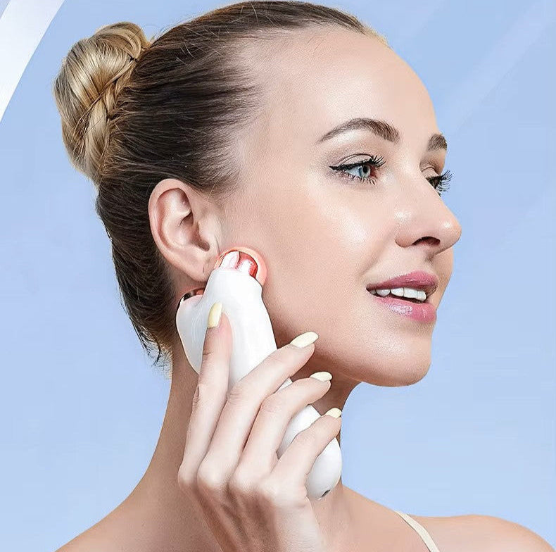 Electric Face Lift Roller Massager EMS Microcurrent