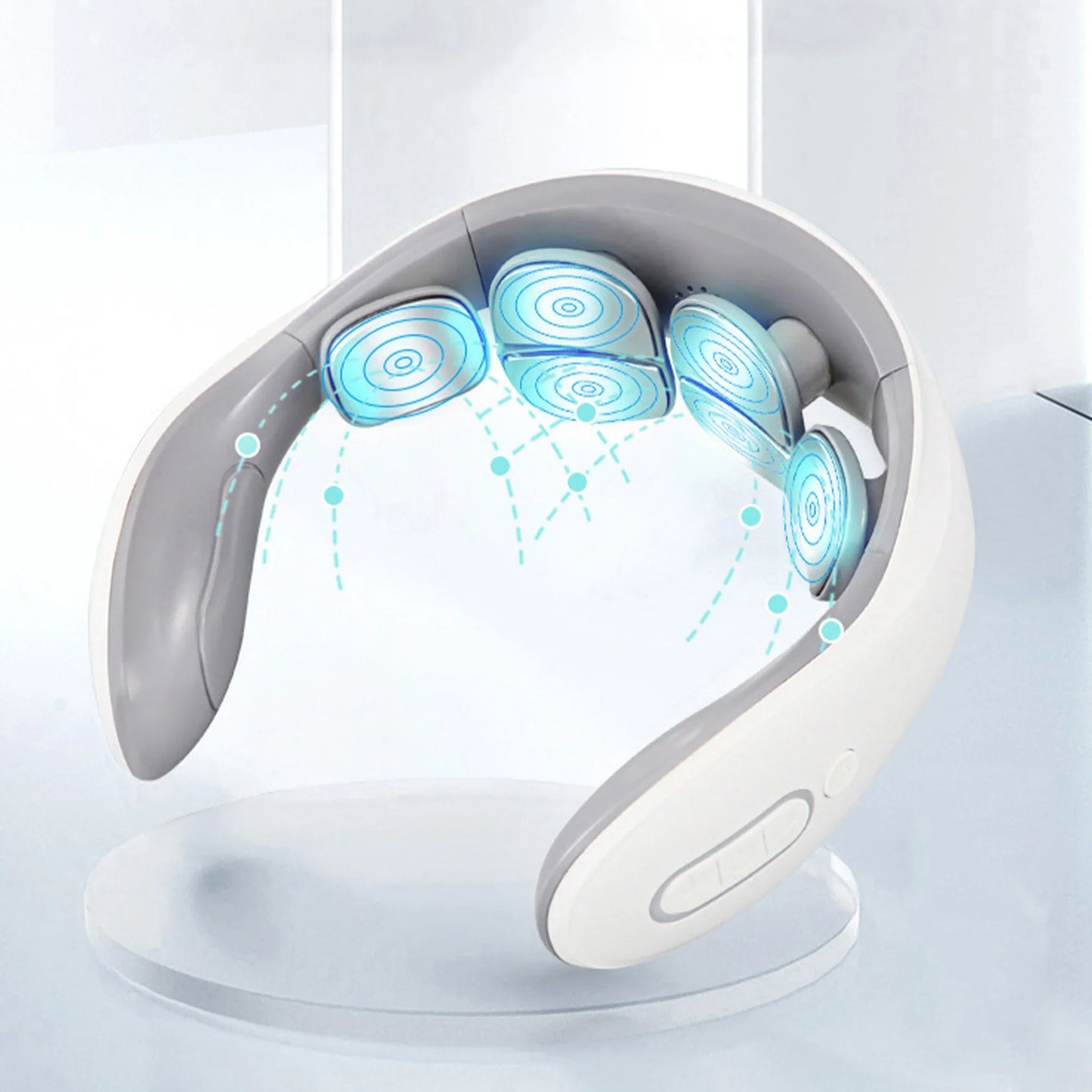 Intelligent Electric Pulse Neck and shouder  Massager with Heat Therapy - WiseWell.Shop