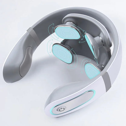 Intelligent Electric Pulse Neck and shouder  Massager with Heat Therapy - WiseWell.Shop