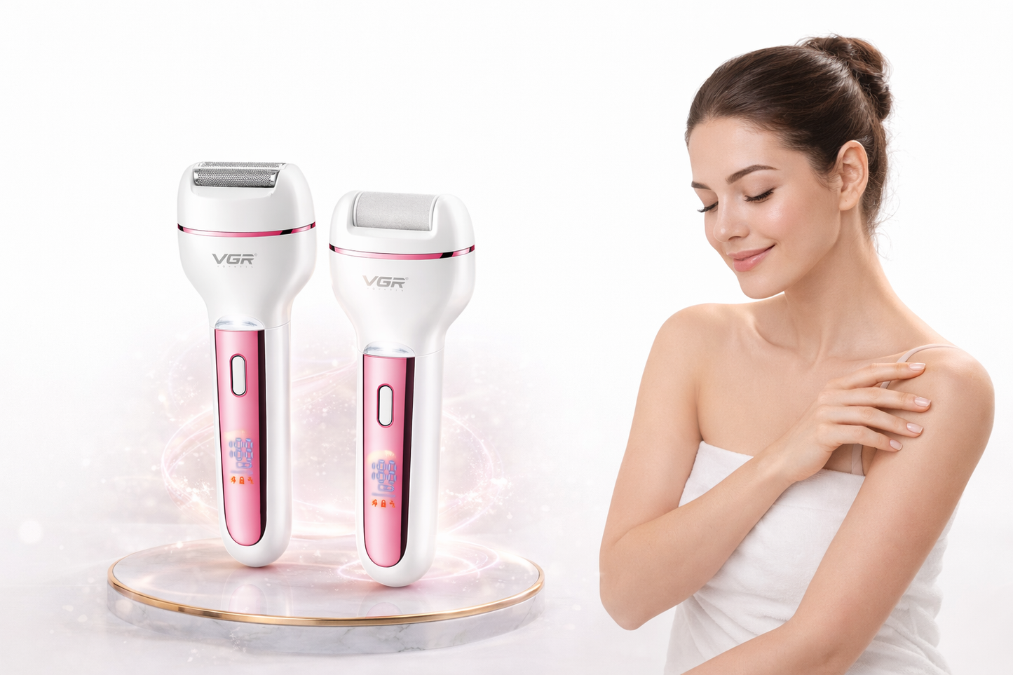 3in1 Epilator Women Electric Shaver  Face  Underarms  & Legs