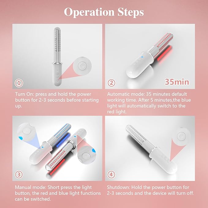 Vaginal Massager – Intimate Red and blue Light Therapy